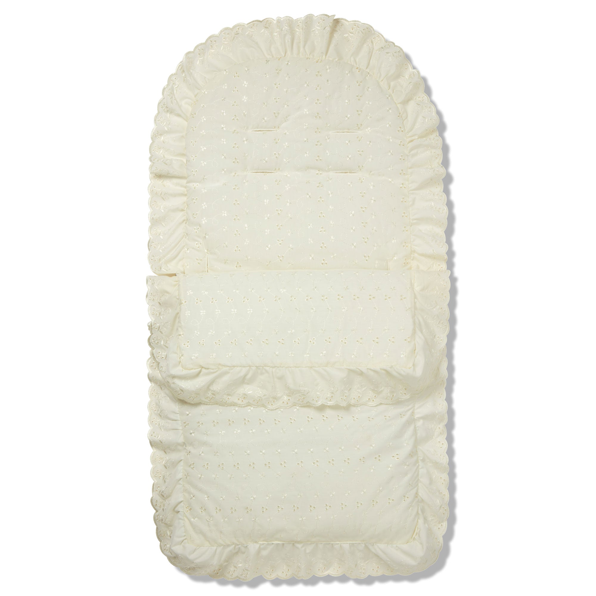 Broderie Anglaise Footmuff / Cosy Toes Compatible with XTS