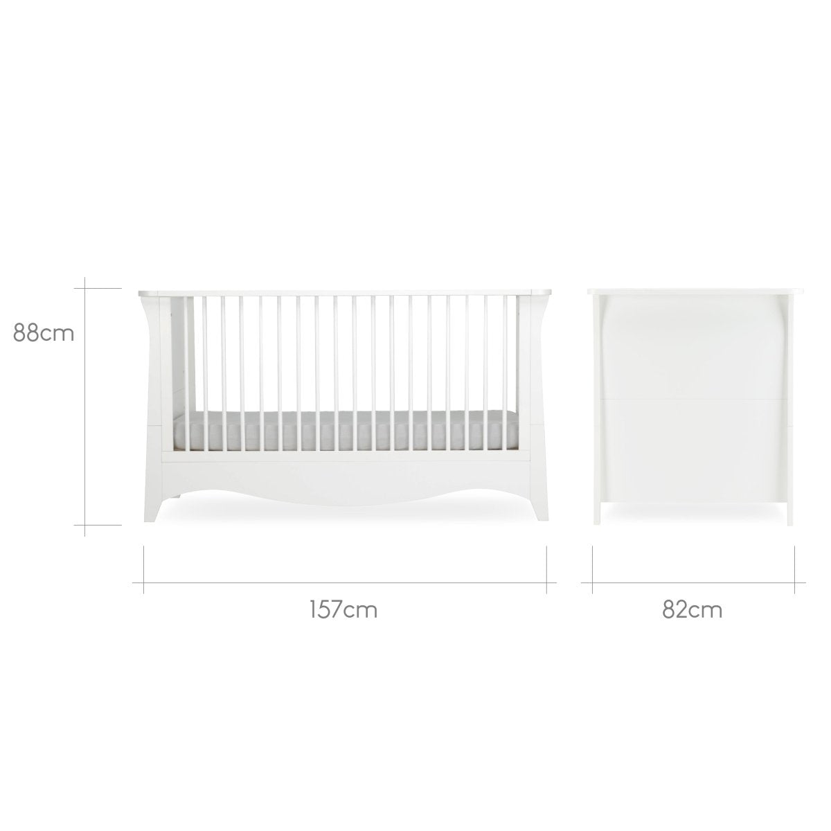 Cuddleco Clara Cot Bed - White - For Your Little One