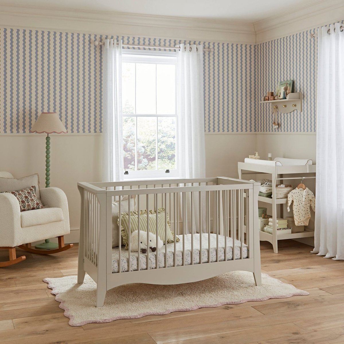 Cuddleco Clara Mini 2 Piece Nursery Furniture Set - Cashmere - For Your Little One
