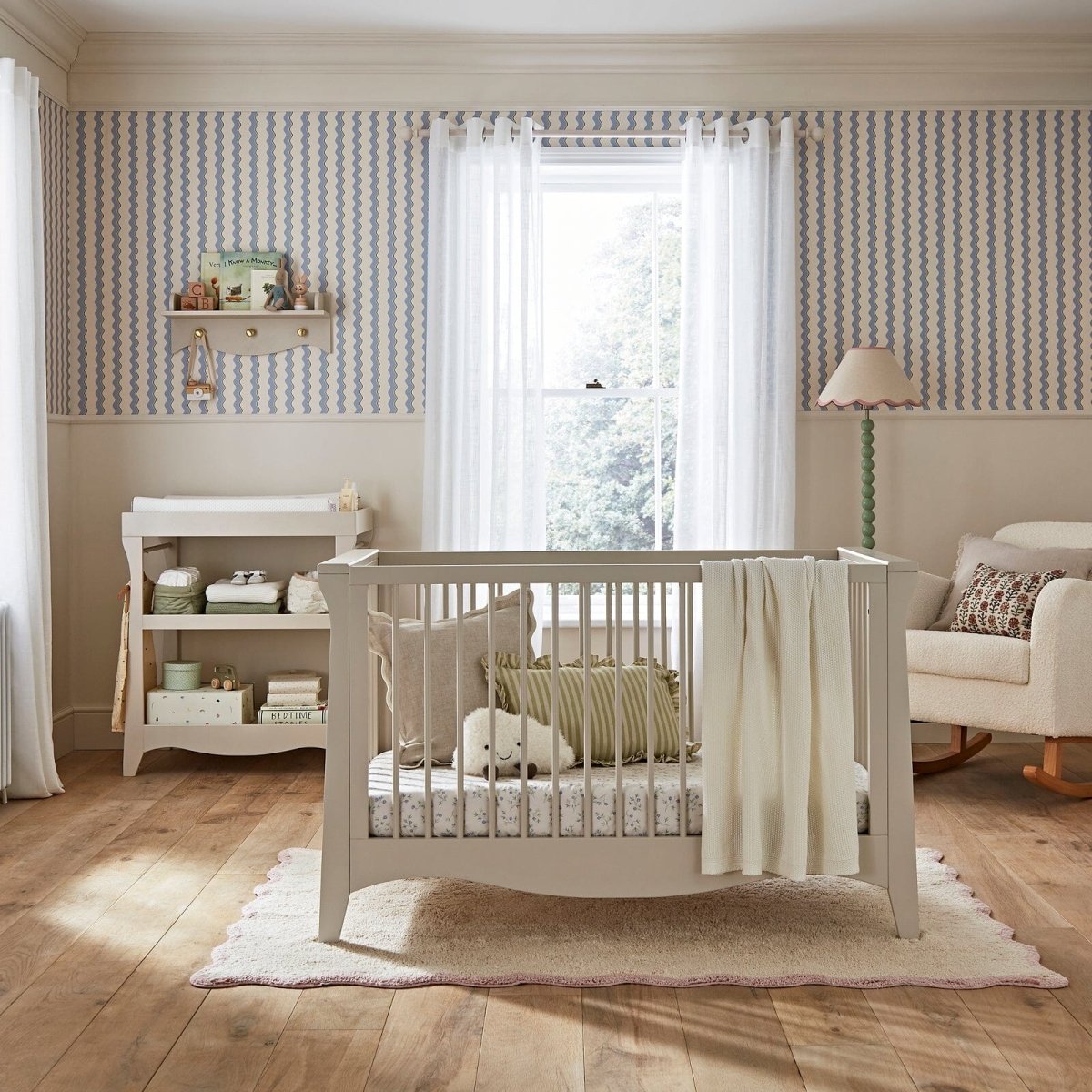Cuddleco Clara Mini 2 Piece Nursery Furniture Set - Cashmere - For Your Little One