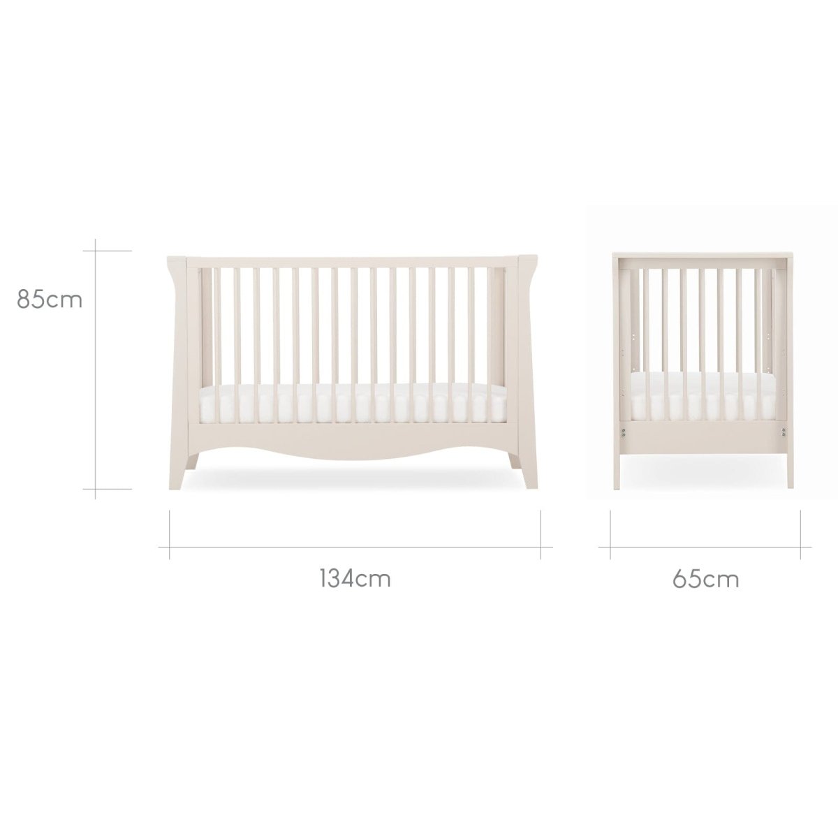Cuddleco Clara Mini 2 Piece Nursery Furniture Set - Cashmere - For Your Little One