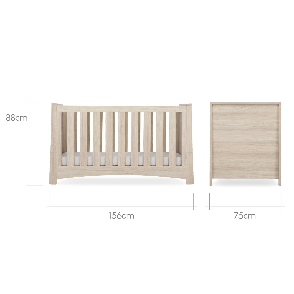 Cuddleco Isla Cot Bed - Ash - For Your Little One