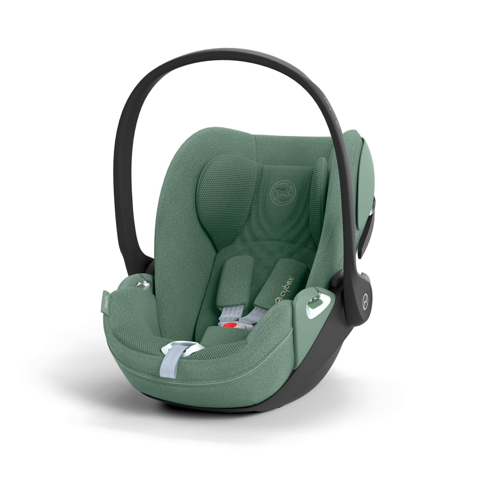 Cybex Cloud T iSize Plus Newborn Car Seat - Leaf Green -  | For Your Little One