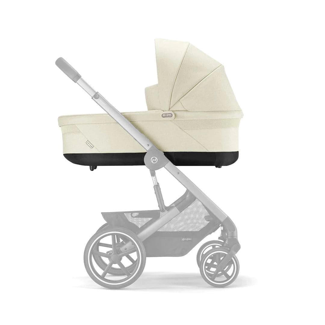 Cybex Balios S Lux 10 Piece Comfort Travel System Bundle - Seashell Beige - For Your Little One