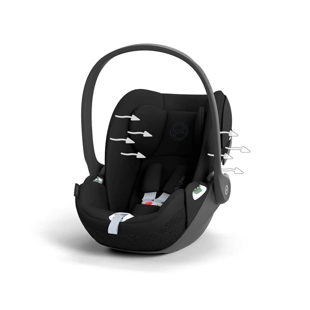 Cybex Cloud T And Base Bundle i - Size Newborn Car Seat - Sepia Black - For Your Little One