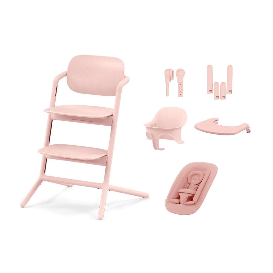 Cybex Lemo 4 in 1 Highchair Set - Pearl Pink - For Your Little One