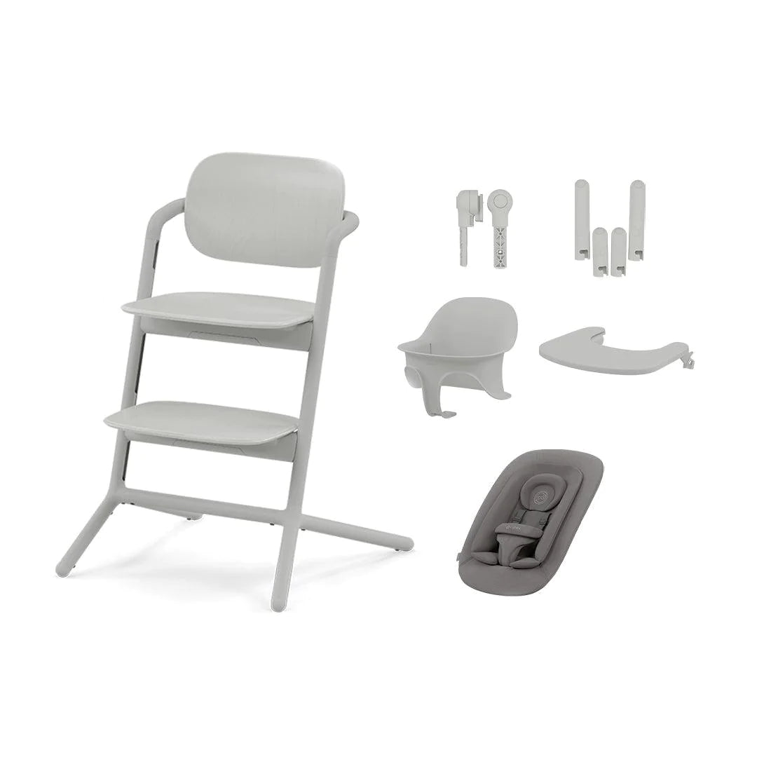 Cybex Lemo 4 in 1 Highchair Set - Suede Grey - For Your Little One