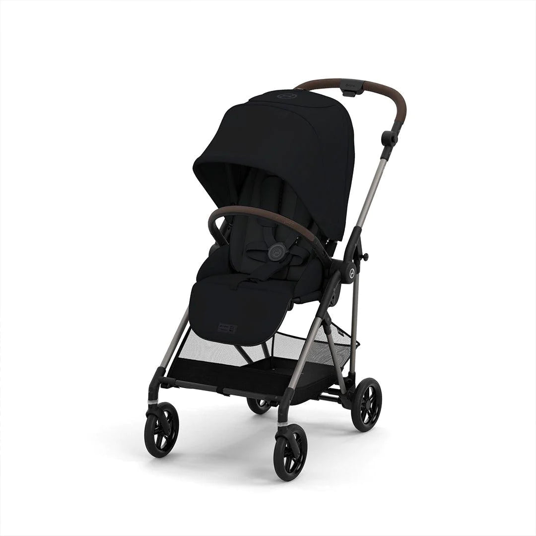 Cybex Melio Pushchair - Moon Black - For Your Little One