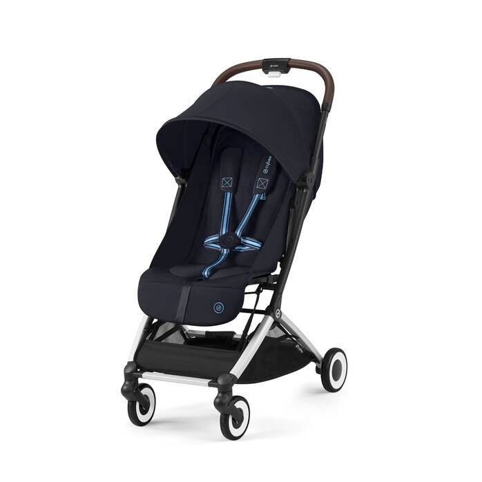 Cybex Orfeo Silver Stroller Inc Raincover - Dark Blue - Clearance - For Your Little One
