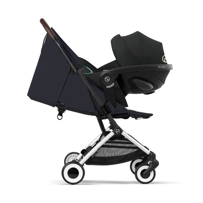 Cybex Orfeo Silver Stroller Inc Raincover - Dark Blue - Clearance - For Your Little One