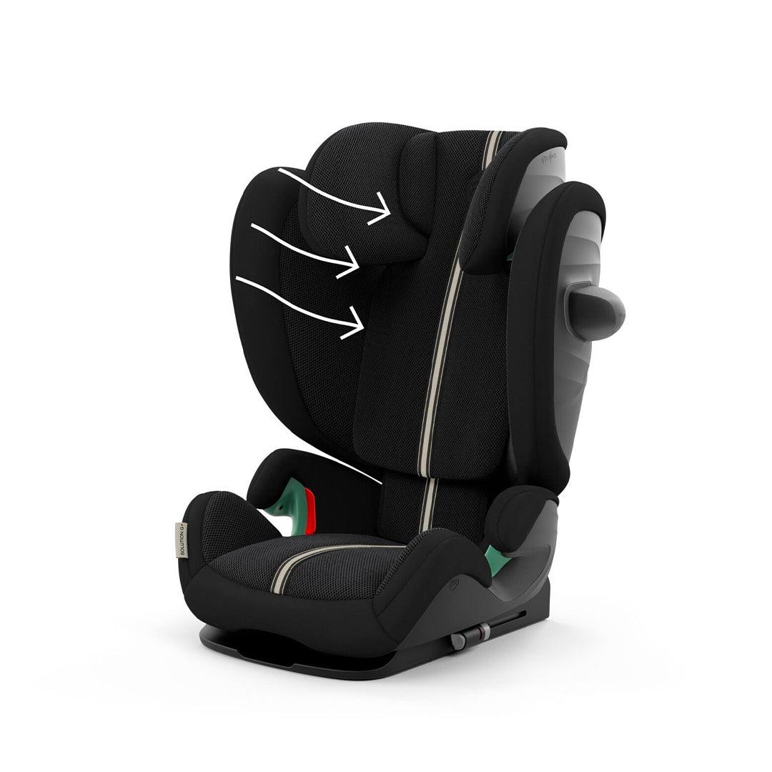 Cybex Solution G i-Fix Plus Car Seat - Moon Black - For Your Little One