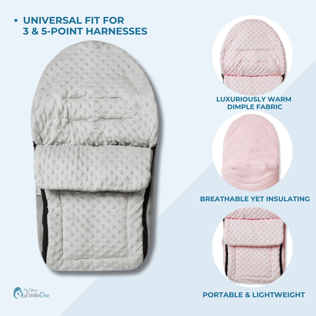 Dimple Car Seat Footmuff / Cosy Toes Compatible with Puggle - For Your Little One