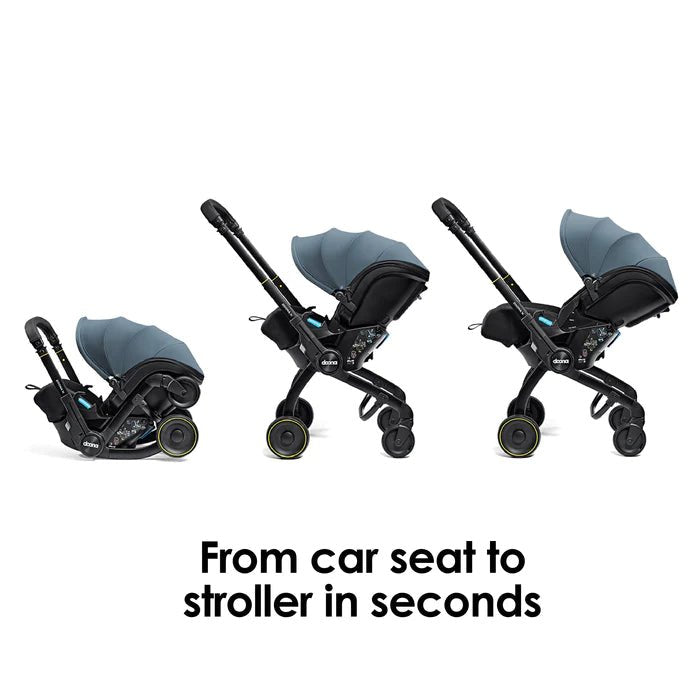 Doona X infant Car Seat & Stroller And Base - Ocean Blue - For Your Little One