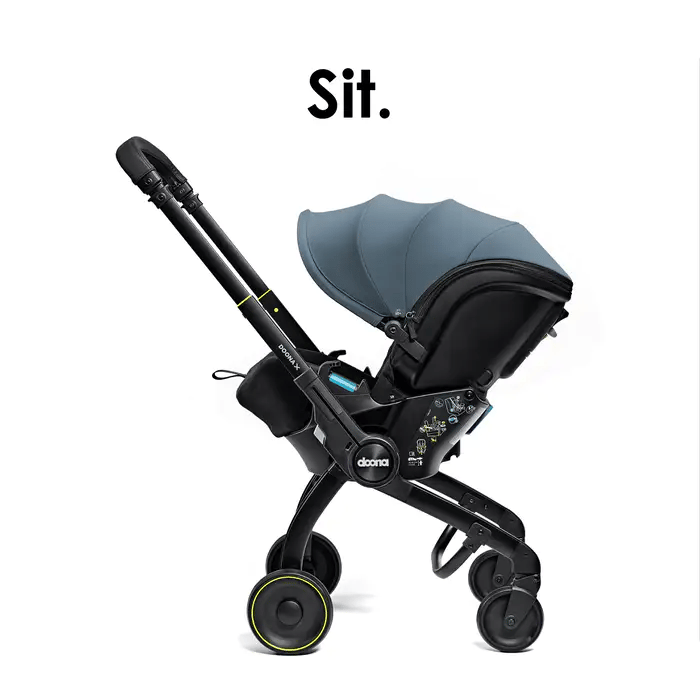 Doona X infant Car Seat & Stroller And Base - Ocean Blue - For Your Little One
