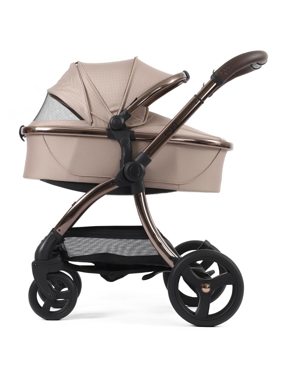 Egg® 3 Luxury Shell i - Size Travel System Bundle - Houndstooth Almond - For Your Little One