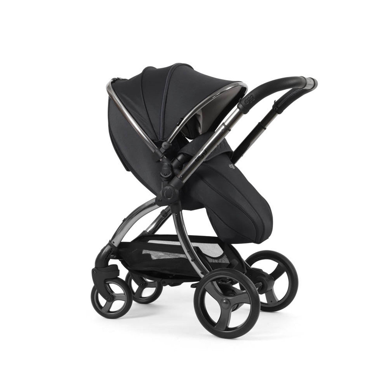 Egg® 3 Pushchair + Carrycot 2 in 1 Pram - Carbonite -  | For Your Little One
