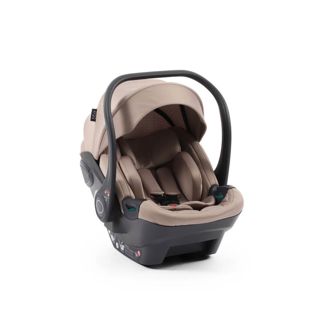 Egg Shell I - Size Newborn Car Seat - Houndstooth Almond - For Your Little One