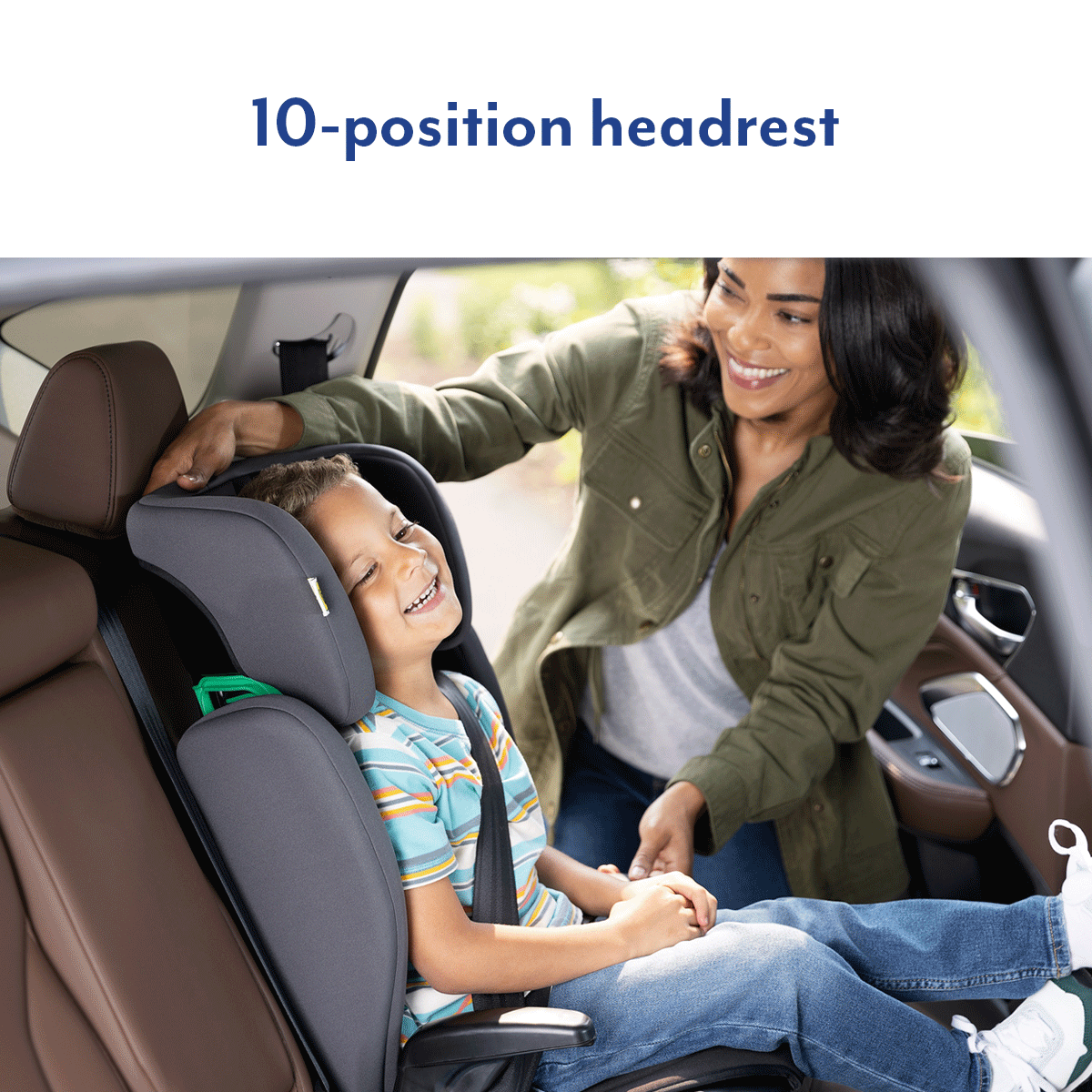 Graco Junior Maxi I-Size Highback Booster Car Seat - Midnight