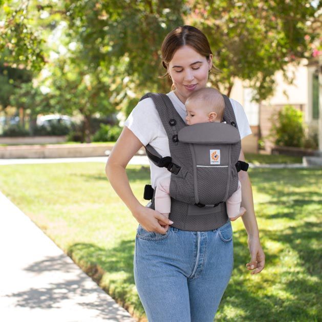 Ergobaby Carrier Adapt Soft Flex Mesh - Graphite Grey - For Your Little One