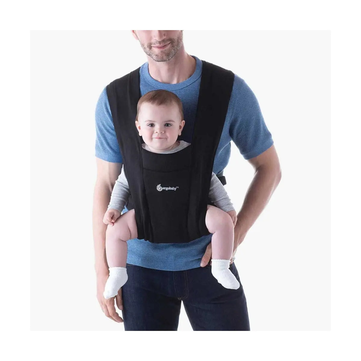 Ergobaby Carrier Embrace - Pure Black - For Your Little One