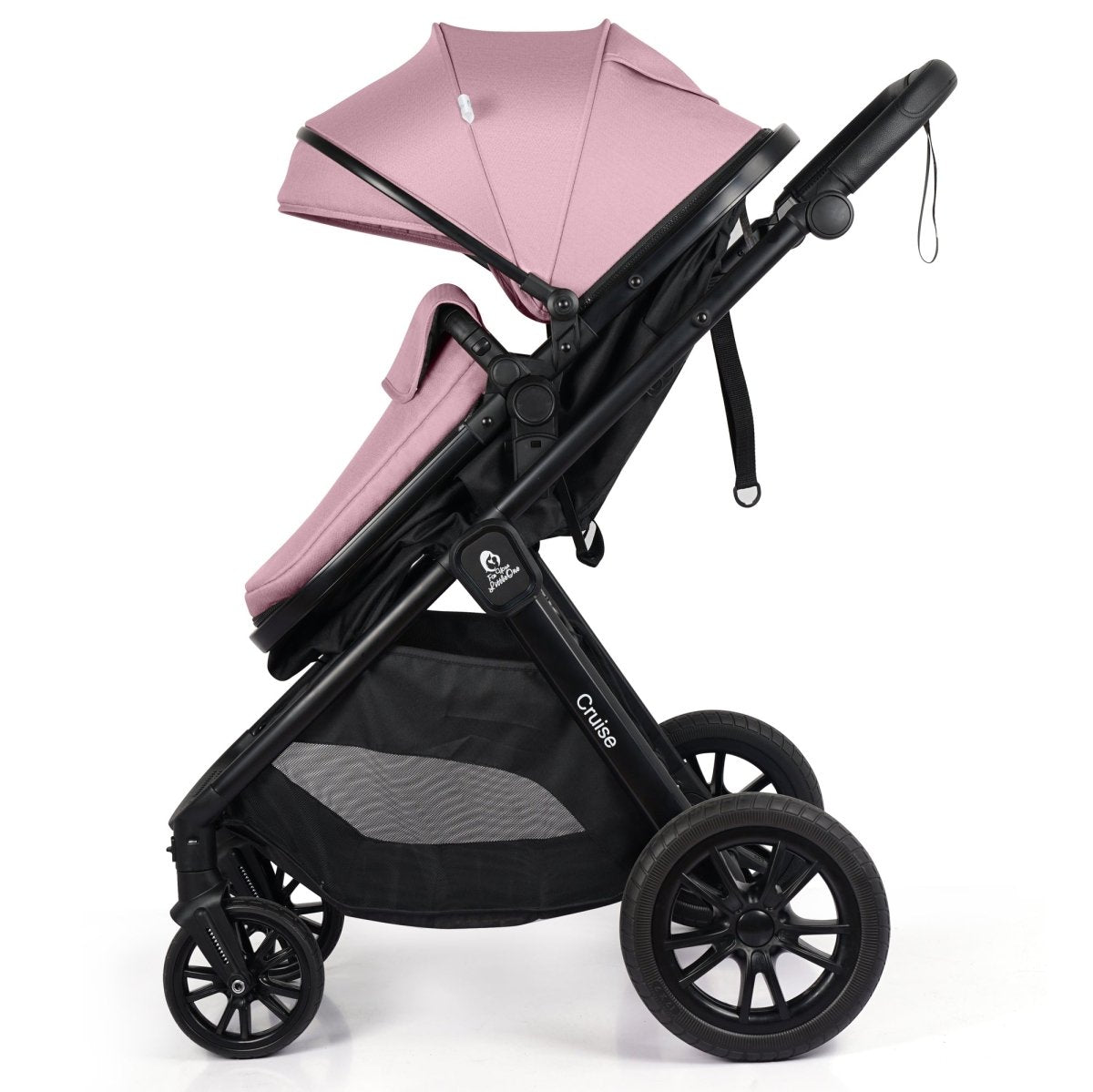 For Your Little One Cruise 3 In 1 Travel System With i - Size Car Seat - Blush Rose - For Your Little One