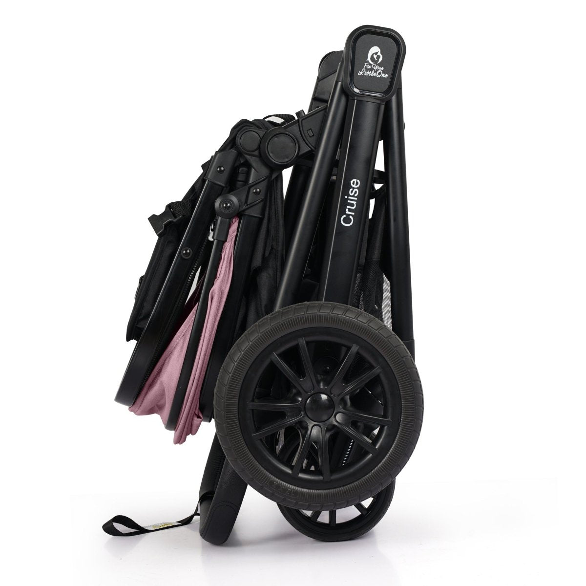 For Your Little One Cruise 3 In 1 Travel System With i - Size Car Seat - Blush Rose - For Your Little One