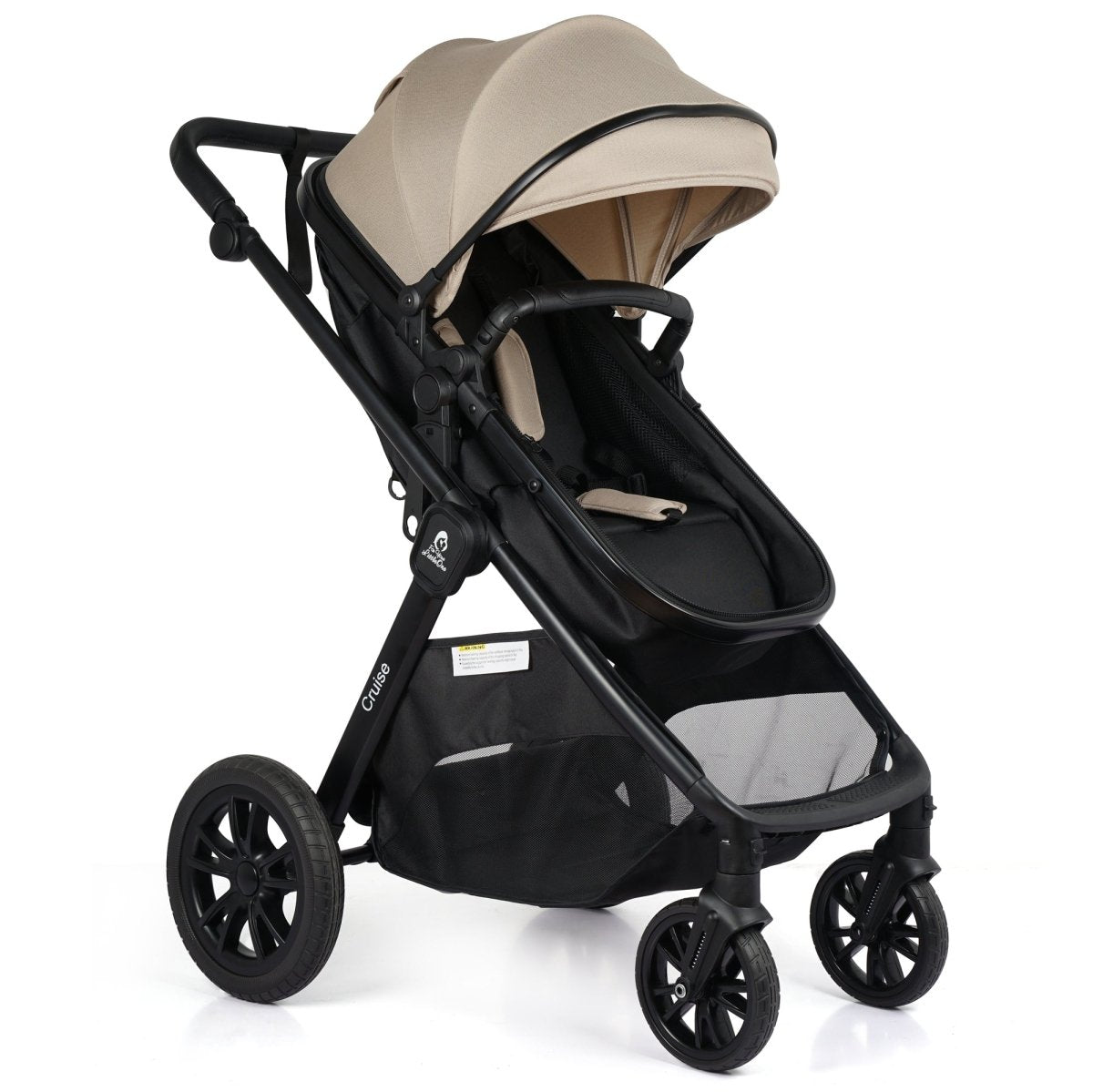 For Your Little One Cruise 3 In 1 Travel System With i - Size Car Seat - Dune Beige - For Your Little One