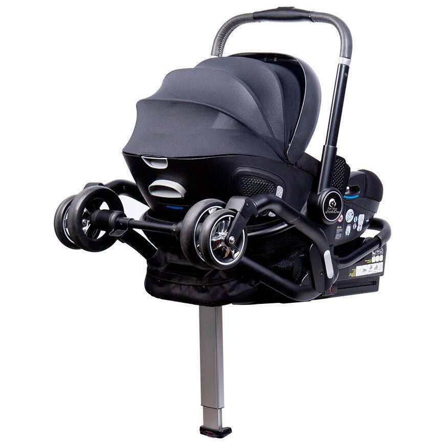 For Your Little One Qubi Infant Car Seat & Stroller 7 Piece Bundle - Eclipse Black - For Your Little One