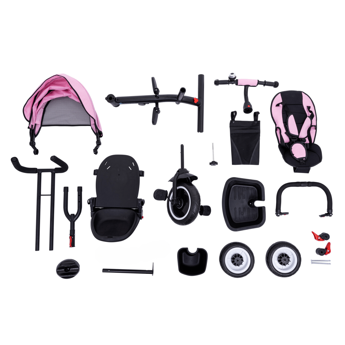 Foryourlittleone 4 in 1 Trike V3 - Grey (9m - 5y) - For Your Little One