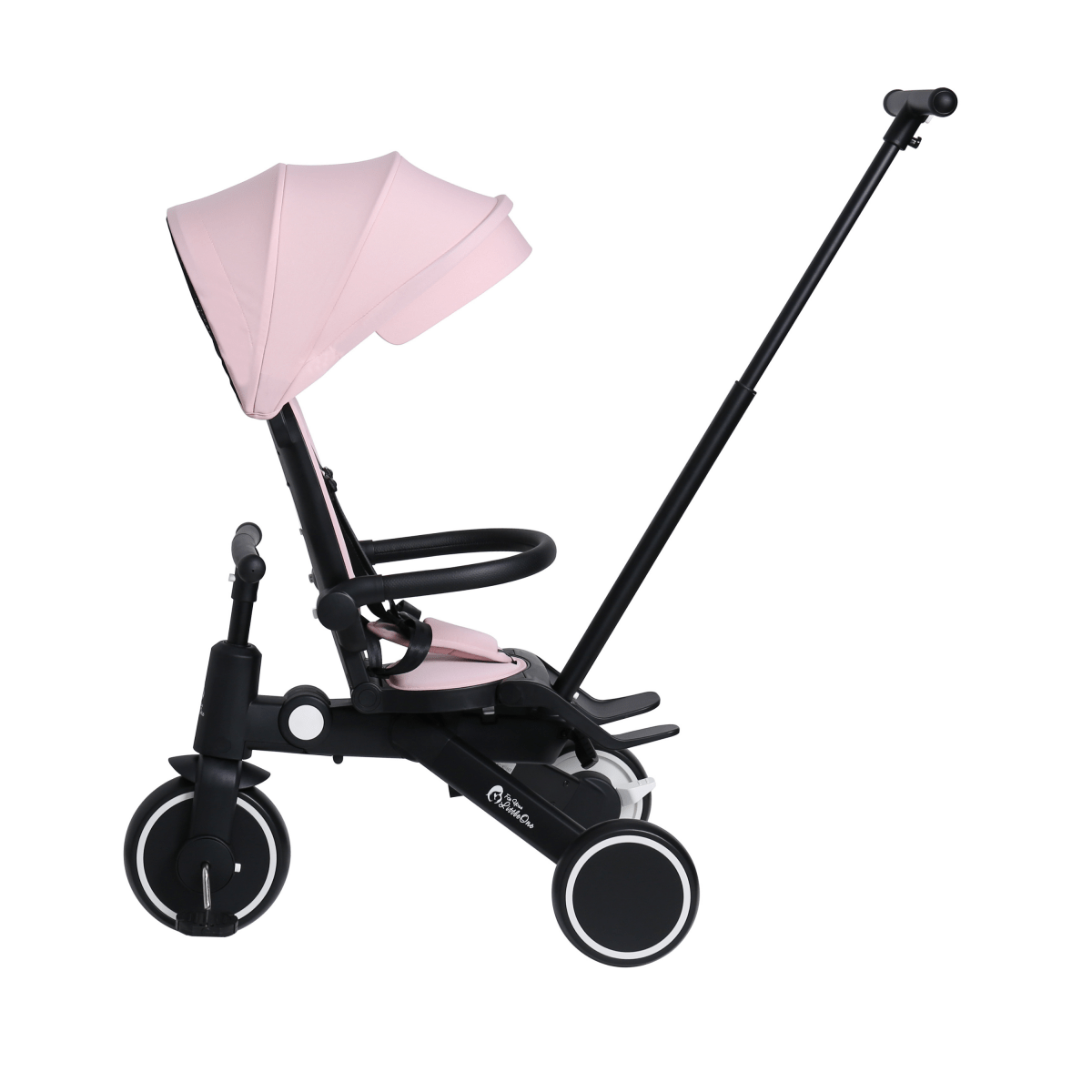 Foryourlittleone Xplor Ultimate 6 in 1 Foldable Trike - Pastel Pink (10m - 5y) - For Your Little One
