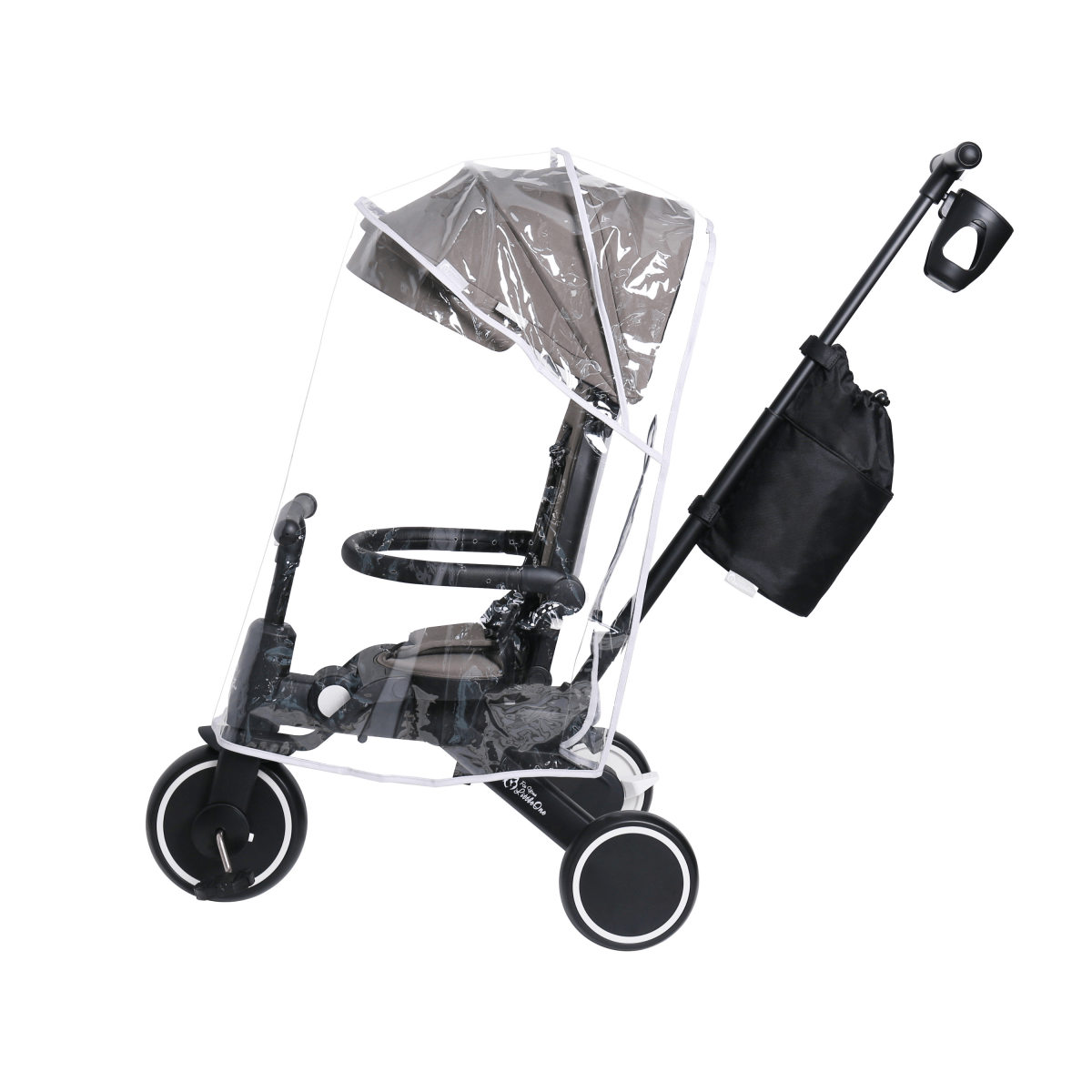Foryourlittleone Xplor Ultimate Foldable Trike - Jet Black (2025) - For Your Little One