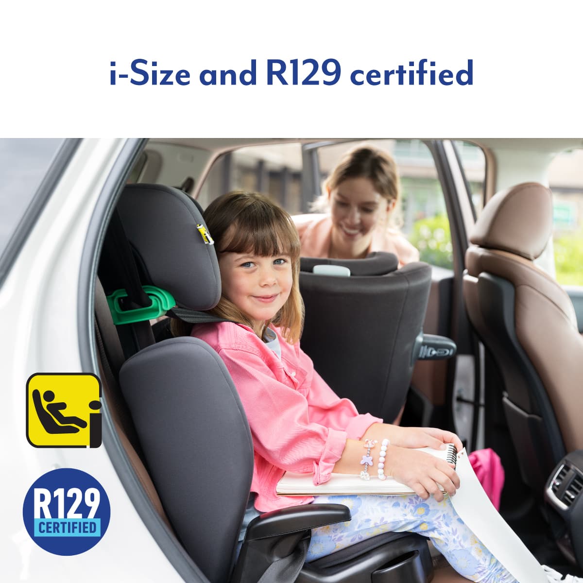 Graco Junior Maxi I - Size Highback Booster Car Seat - Midnight - For Your Little One