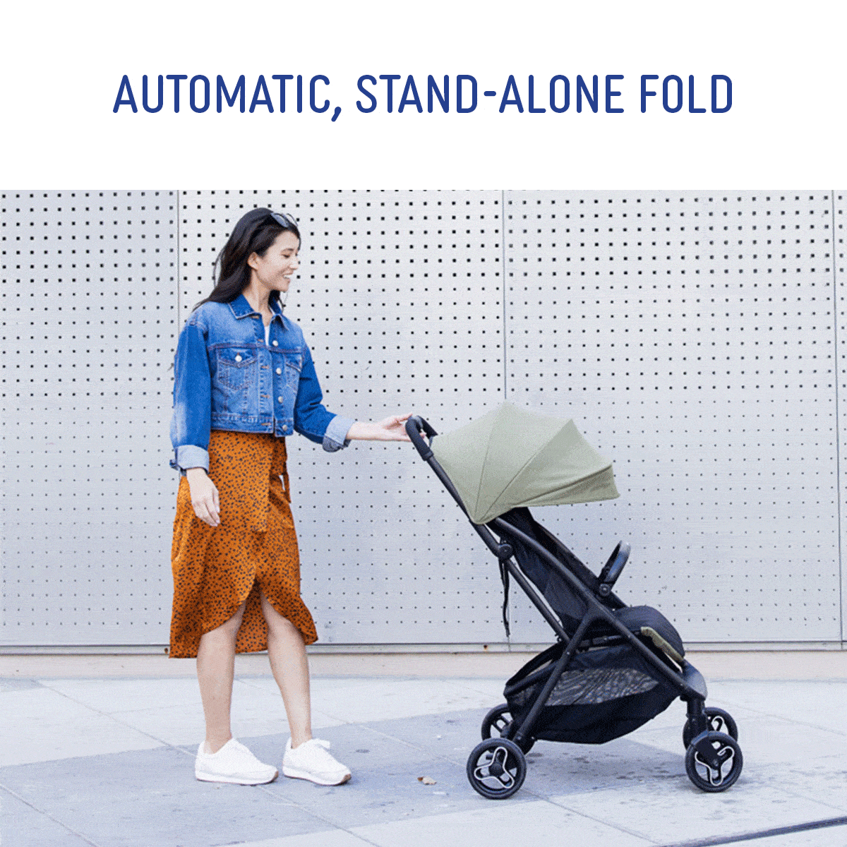 Graco Myavo Quick-folding Lightweight Travel Stroller - Steeple Gray