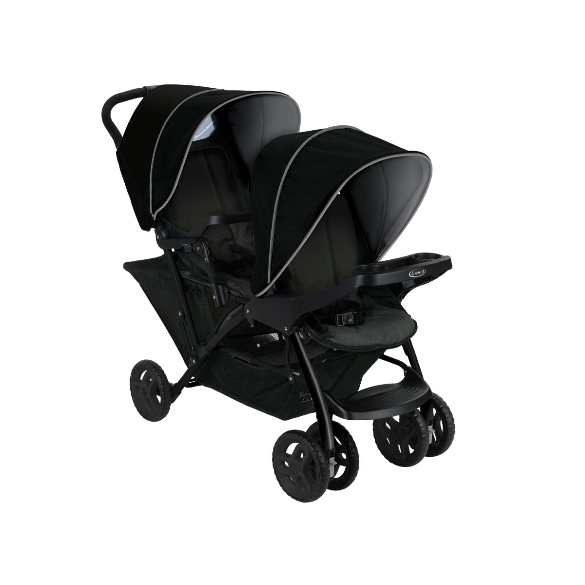 GRACO STADIUM DUO TANDEM STROLLER - BLACK/GREY -  | For Your Little One