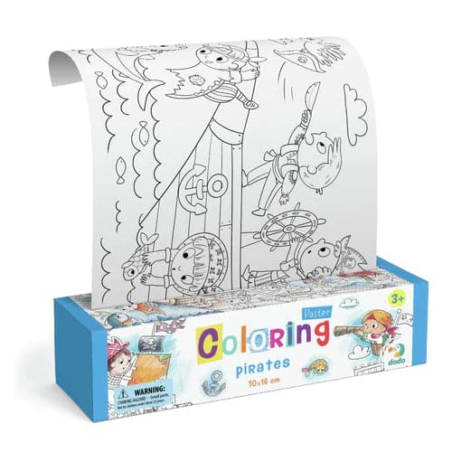Halilit Dodo Colouring Poster Pirates - For Your Little One