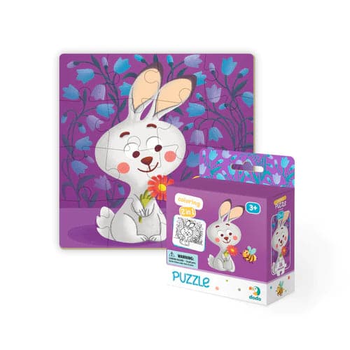 Halilit Dodo Colouring Puzzle 2 in 1 Leveret - For Your Little One
