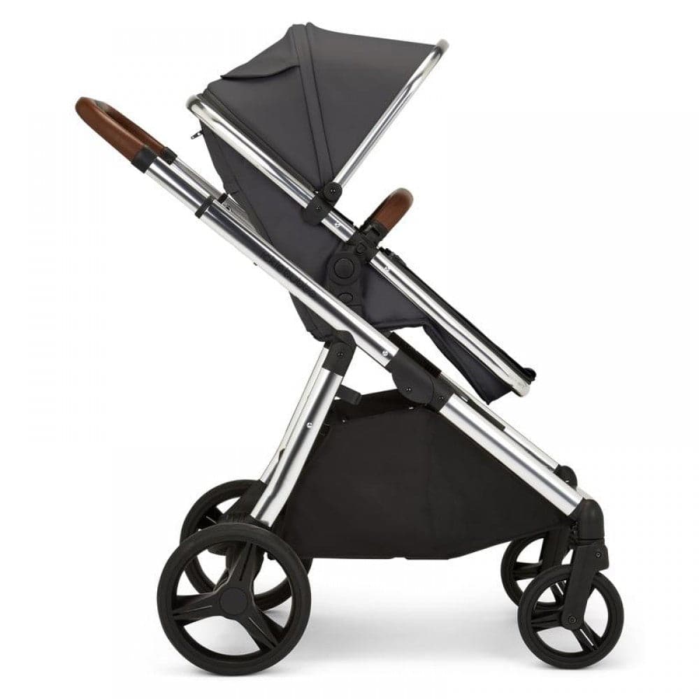 Ickle Bubba Eclipse 2 In 1 Carrycot & Pushchair - Chrome / Graphite Grey / Tan - | For Your Little One