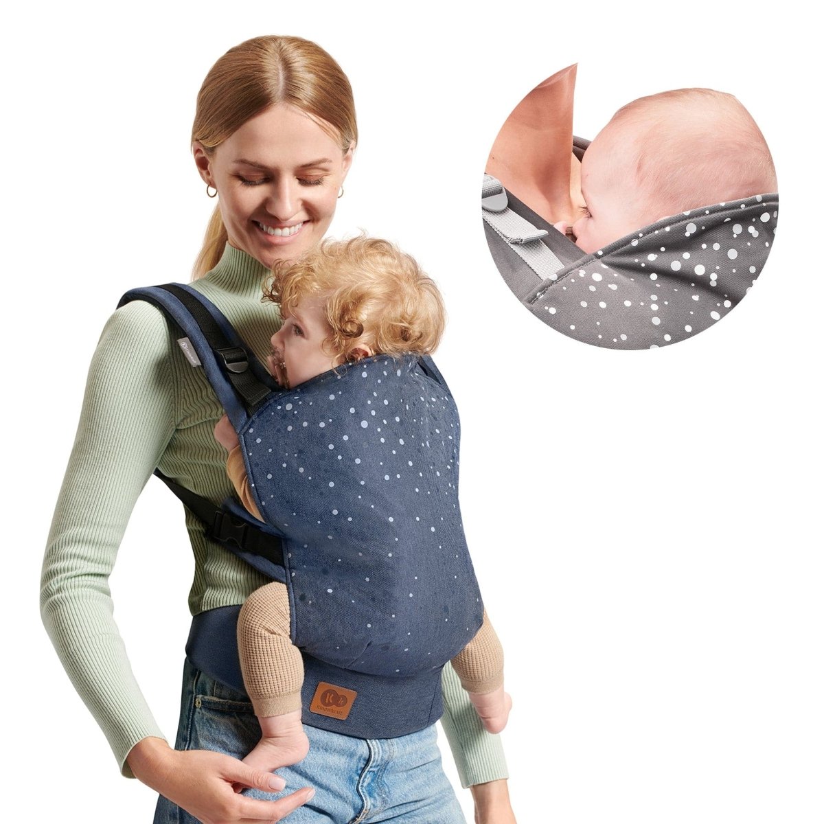 Kinderkraft Nino Baby Carrier Confetti Denim - For Your Little One