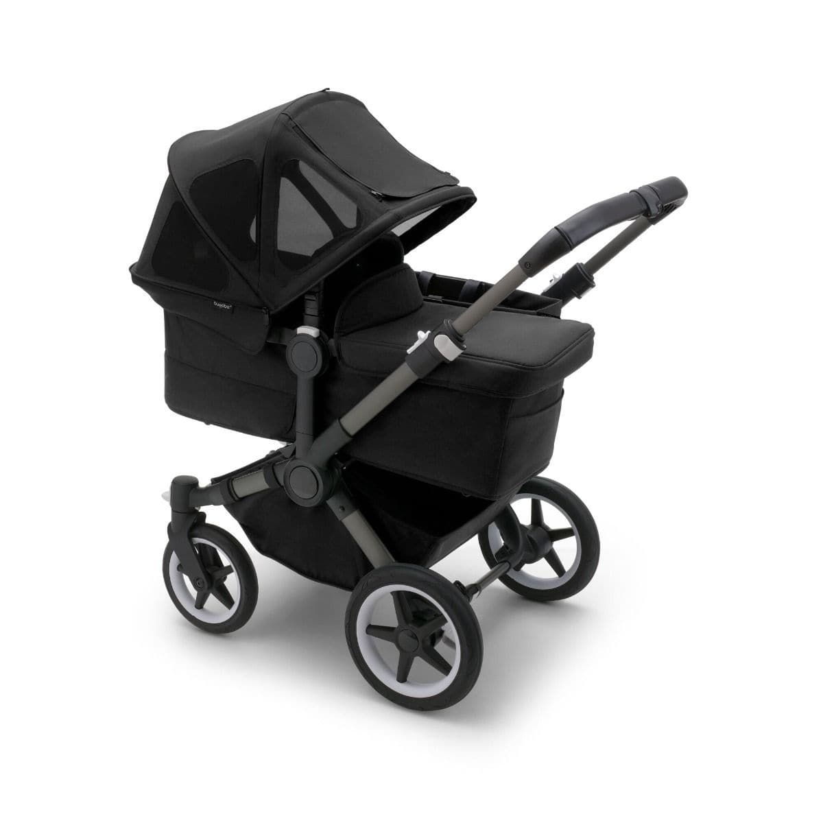Bugaboo Donkey Breezy Sun Canopy - Midnight Black -  | For Your Little One