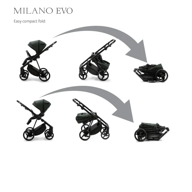 Mee - Go 2 in 1 Milano Evo - Abstract Black - For Your Little One