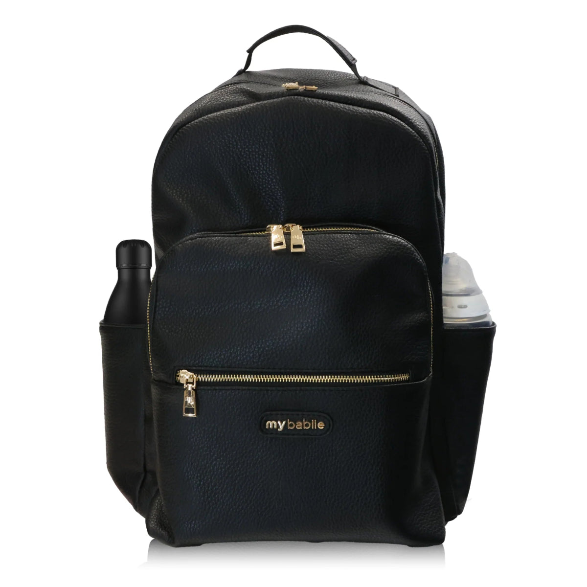 My Babiie Backpack Pro Changing Bag - Black / Gold - For Your Little One