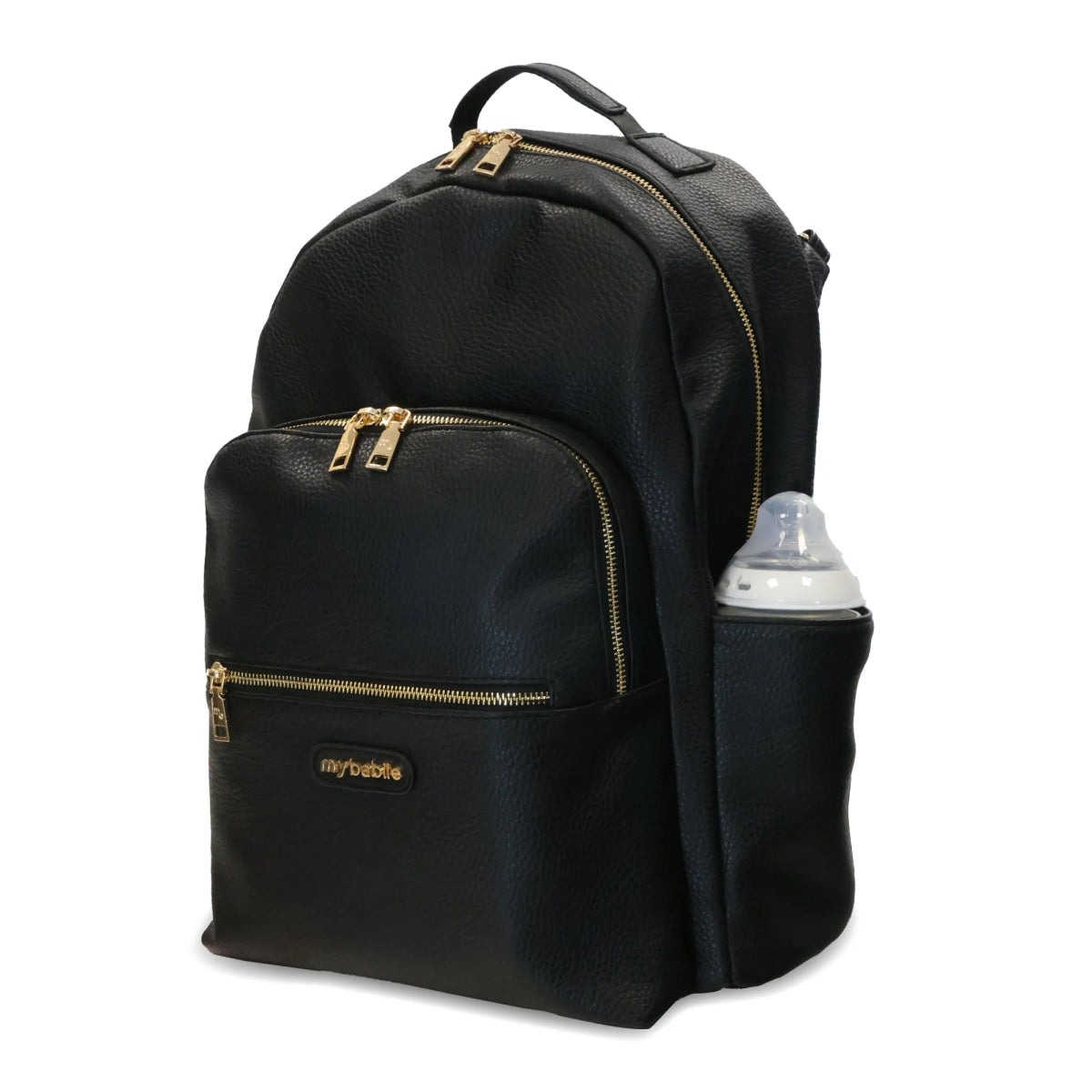 My Babiie Backpack Pro Changing Bag - Black / Gold - For Your Little One