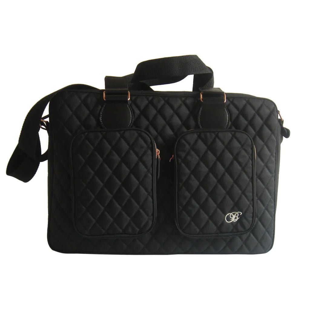 My Babiie Deluxe Changing Bag - Black Quilted - For Your Little One
