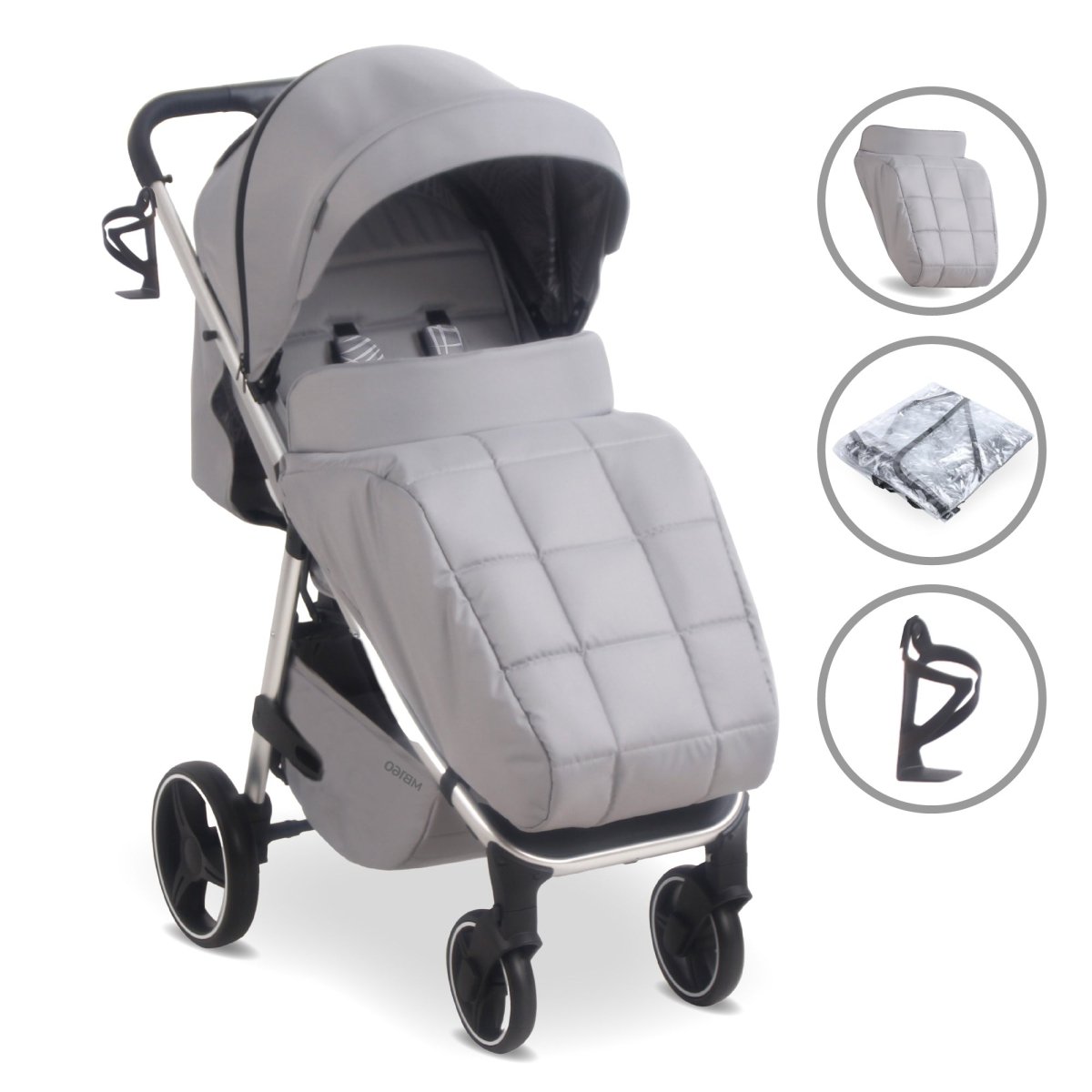 My Babiie MB160 Plus Pushchair - Grey Tropical - For Your Little One