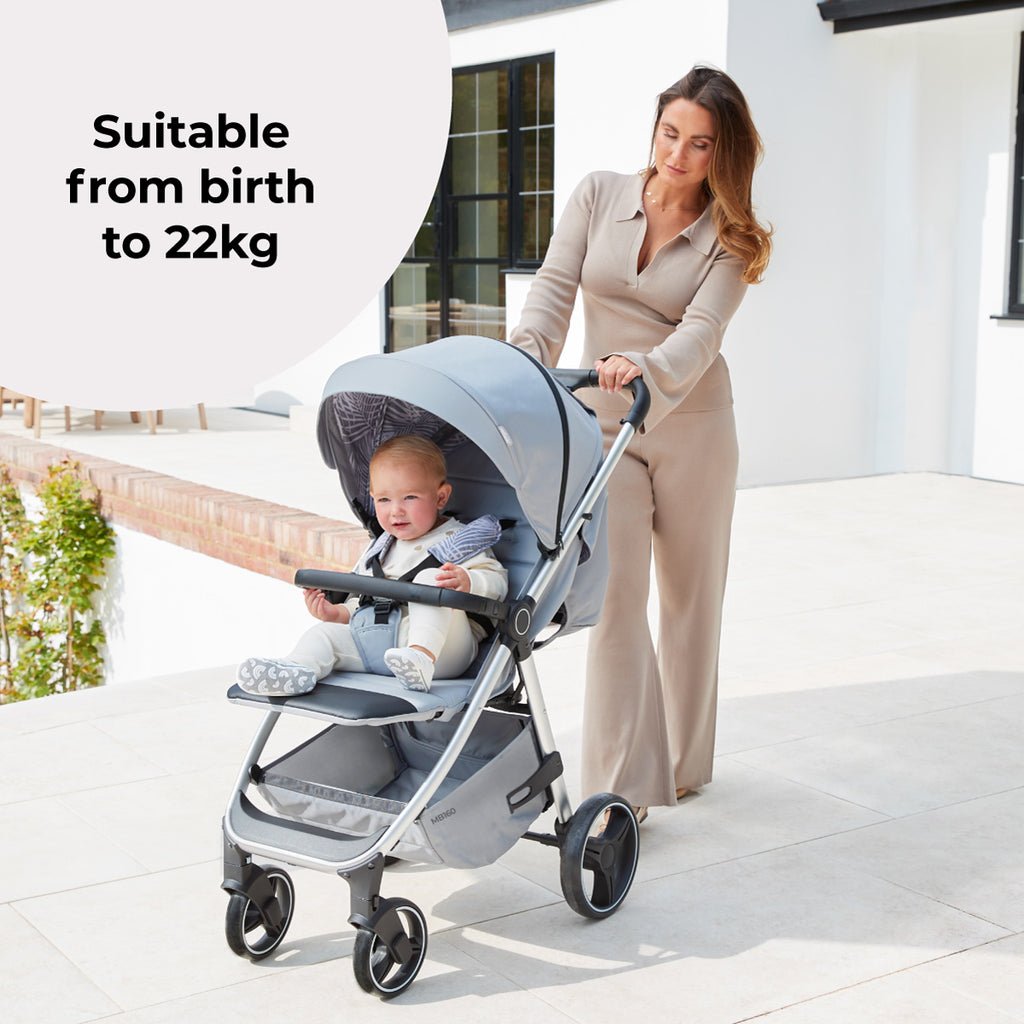 My Babiie MB160 Plus Pushchair - Grey Tropical - For Your Little One