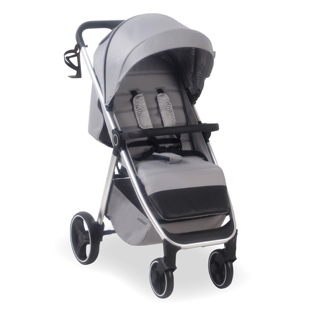 My Babiie MB160 Plus Pushchair - Grey Tropical - For Your Little One