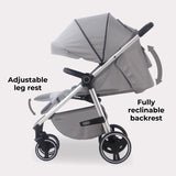 My Babiie MB160 Plus Pushchair - Grey Tropical - For Your Little One