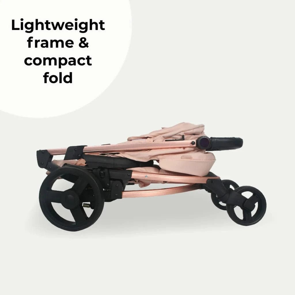 My Babiie MB200i 3 - in - 1 Travel System - Billie Faiers Blush - For Your Little One