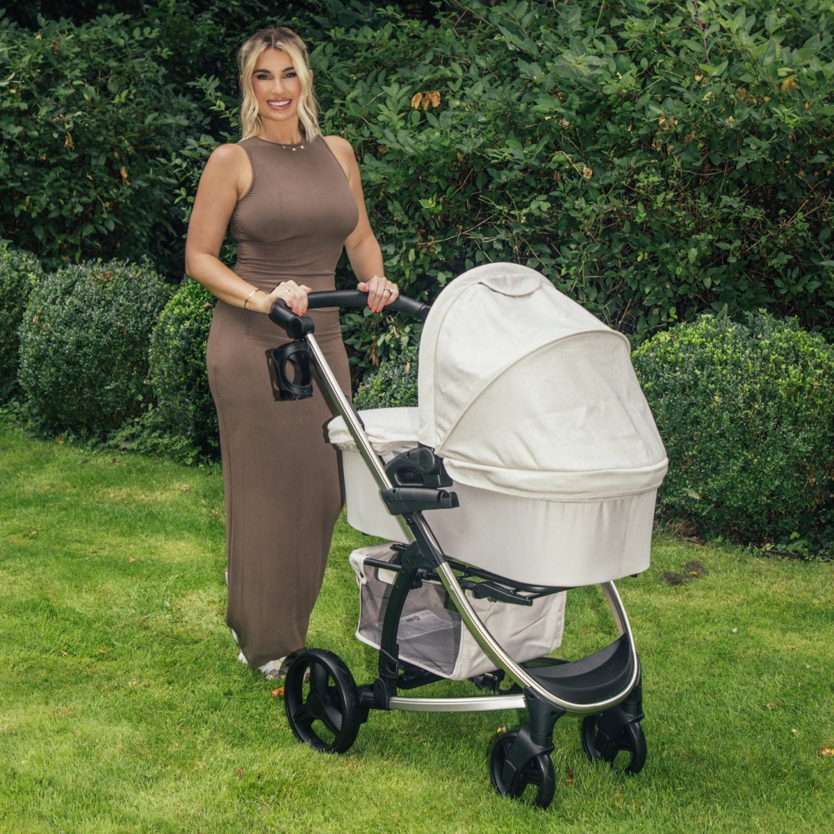 My Babiie MB200i 3 - in - 1 Travel System - Billie Faiers Oatmeal - For Your Little One