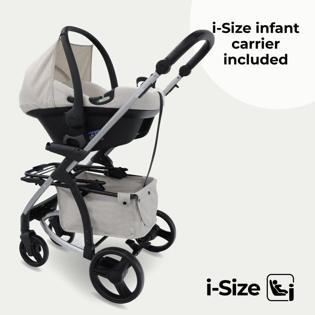 My Babiie MB200i 3 - in - 1 Travel System - Billie Faiers Oatmeal - For Your Little One